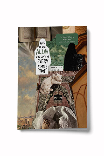 Bi Dünya Haber Collage Series 4 - Allah Is with Me Mini Notebook