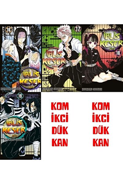 Gerekli Şeyler Yayıncılık İblis Keser 16-17-18-19 manga seti (4 kitap) ayraç ...