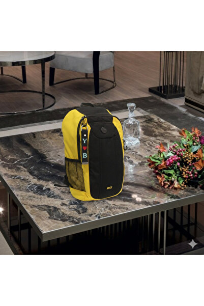 Tesbihane Student-Specific Lanyard Tag with Steel Buckle - Navy Blue - 2 Letters on Durable Fabric - Symbol Embroidered