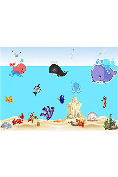 VIODESIGN Fototapet Copii, autoadeziv, Animale Baloane , multicolor, 120x200 cm CO267