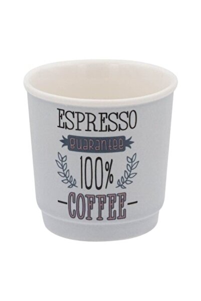 SHOPIENS Cana Espresso New Bone 90 ml Bleu Pastel Cu Mesaj Espresso 100% кафе