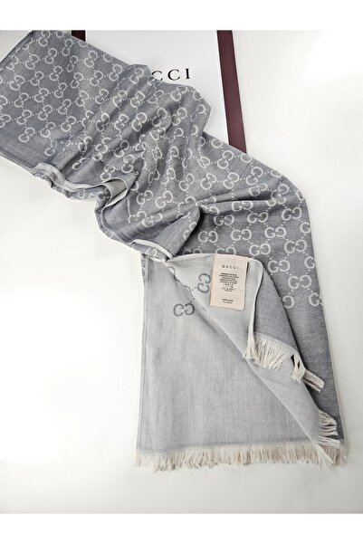 Miorel Scarfs Yün İpek Şal G Desen İthal İnce Kumaş Çift Taraflı Silk Scarf Hijab Shawl