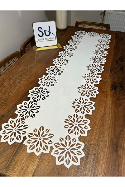 EHA LAZER Runner alb cu flori Bembeyaz