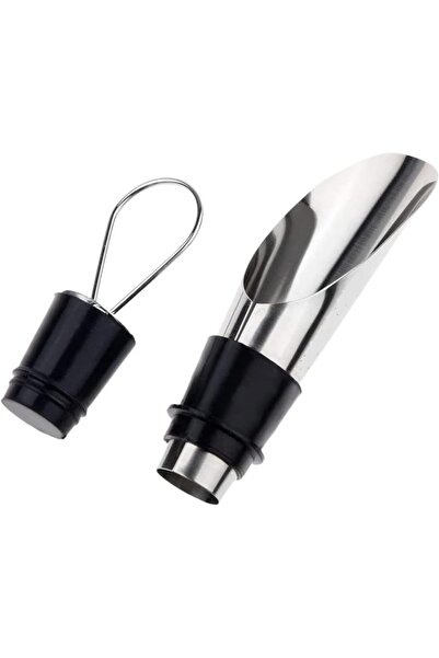 SHOPIENS Set 2 Metal Stoppers for Wine Serving, 7 cm