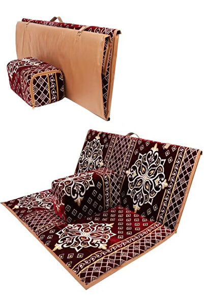 Cady One Ground Camping Chair with Foldable Backrest Adjustable Ground Seat for Camping and Hiking 120x5x45cm