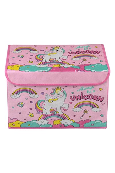SHOPIENS Storage Box Shopiens® with Unicorn Design, Lid, 40 x 30 x 25 cm