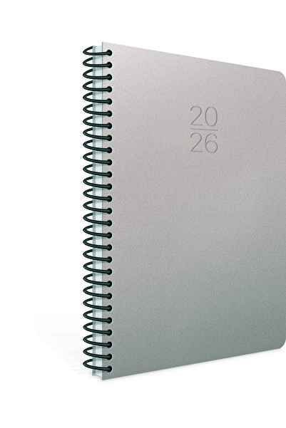 Gıpta 2026 Spiral Bound Daily Lined Agenda 407-Sek