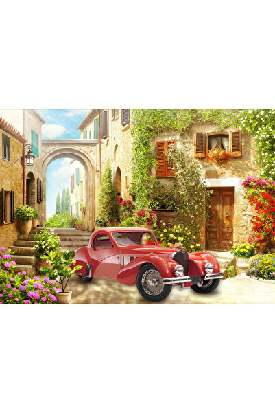 VIODESIGN Fototapet Copii, autoadeziv, Masina Rosie , multicolor, 200x300 cm ...