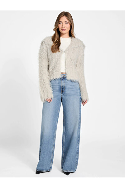 Guess Lara Kadın Bej Yün Karışımlı Triko W5BR60Z0880-F9AW