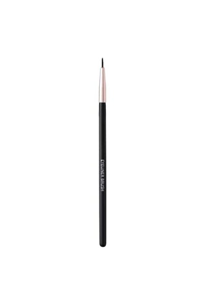 SHOPIENS Eyeliner Brush with Thin Tip Black Pink Gold 16cm