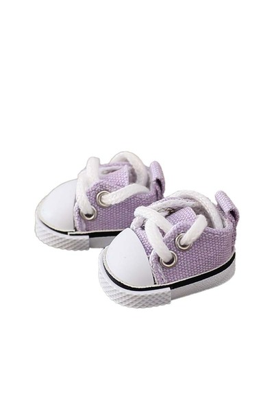 Choice أحذية قماشية بدون دمية - أرجوانية إكسسوارات دمية لابوبو 3.8 سم أحذية ق...