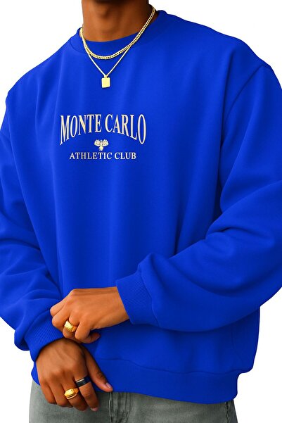 BENROMA 3-нишко памучно монте карло с принт унисекс суитшърт