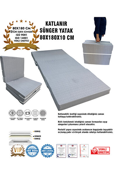 Vip Home Concept Market Ürünleri Katlanır Yer Yatağı Ve Tek Kişilik Sünger Ka...