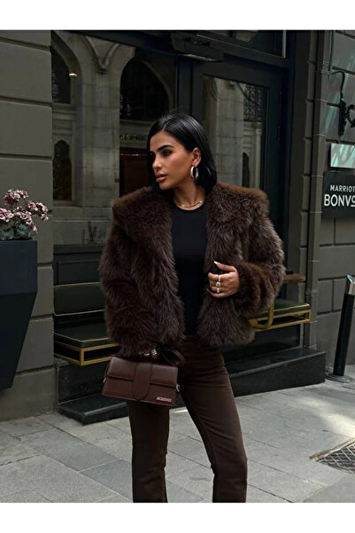 Velista Дамско палто с подплата от кожа