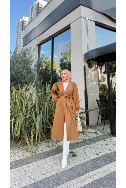 moda zeynaa Kemerli Trençkot