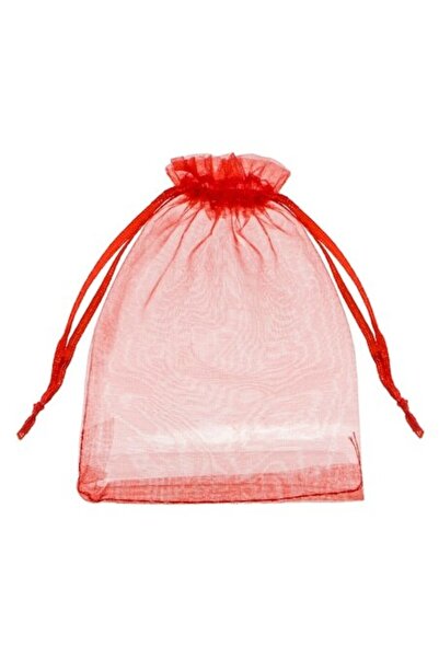 SHOPIENS Set 10 Saculeti Organza Rosii 9x12cm Pentru Bijuterii, Marturii Sau ...