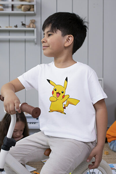Texclusive تي شيرت بوكيمون بيكاتشو للأطفال تي شيرت بيكاتشو