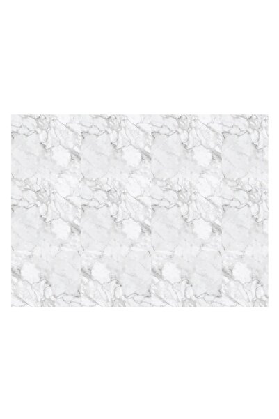 SHOPIENS Disposable Plastic Tablecloth Shopiens® Gray White Marble Pattern, 183 x 137 cm