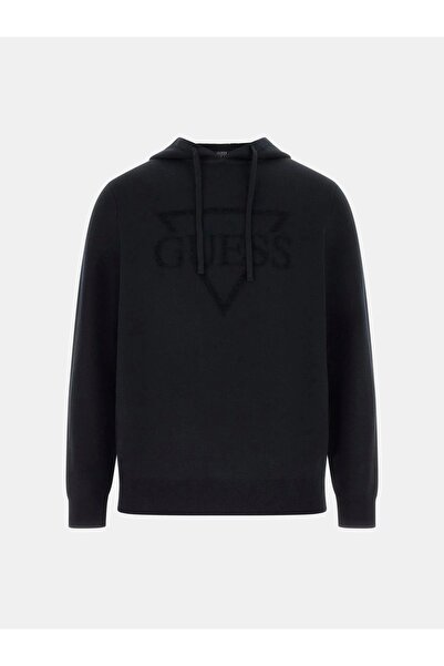 Guess Joby Erkek Siyah Triko M5BR18Z0470-JBLK