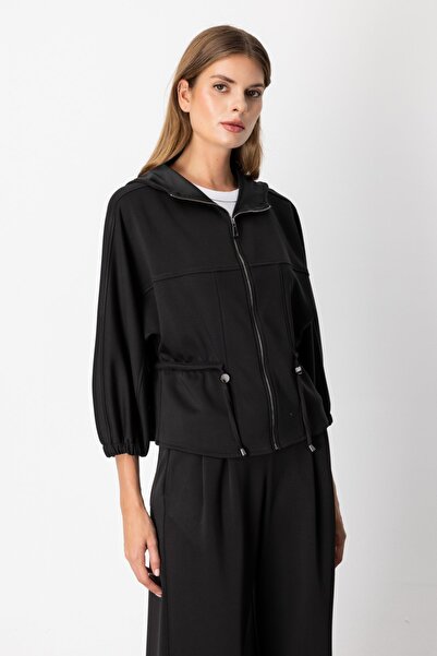 ON Beli Bağcıklı Kapüşonlu Eşofman Üstü