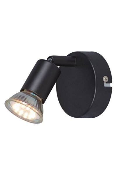 SHOPIENS Spot Lampă Negru Mat Tavan Perete GU10 5W Ø8x10cm