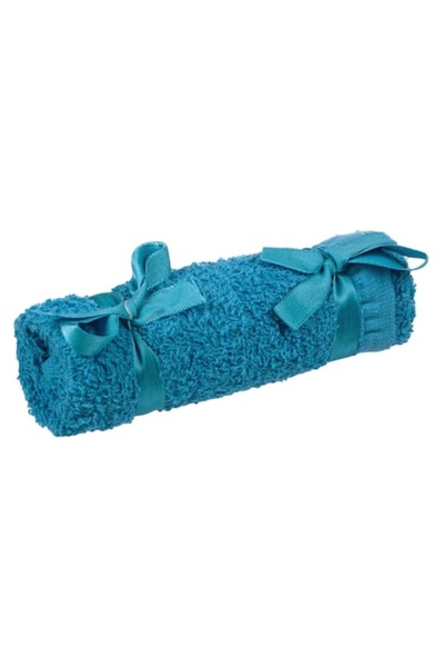 SHOPIENS Cotton towel Shopiens®, petrol blue, absorbent and soft, 90 x 50 cm