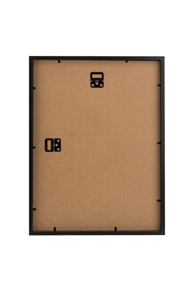 SHOPIENS Tablou Decorativ Rama Lemn MDF Negru cu Paspartu Sticla 32x42cm