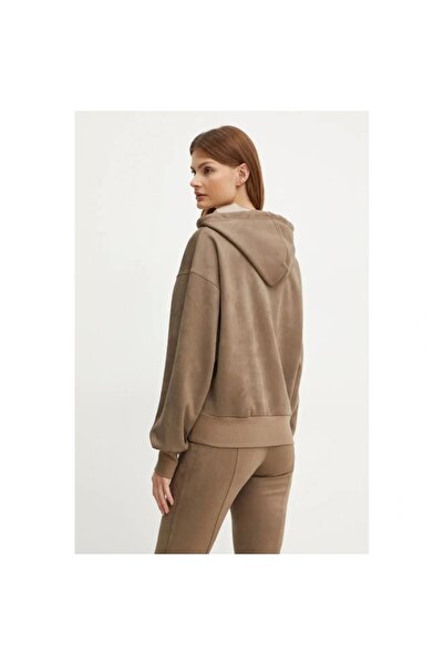 Guess Eco Kadın Krem Scuba Sweatshirt W4BQ09KAUJ2-A115