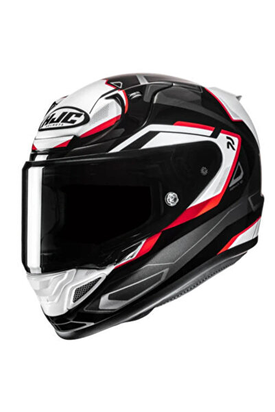 HJC RPHA12 Brels MC1 Kapalı Motosiklet Kaskı Siyah Beyaz Kırmızı