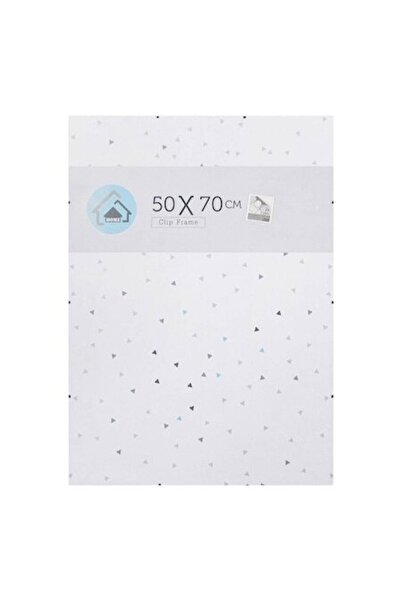 SHOPIENS Rama Foto Clips cu Geam Plastic 50x70cm pentru Fotografii Postere Orizontale Verticale Perete