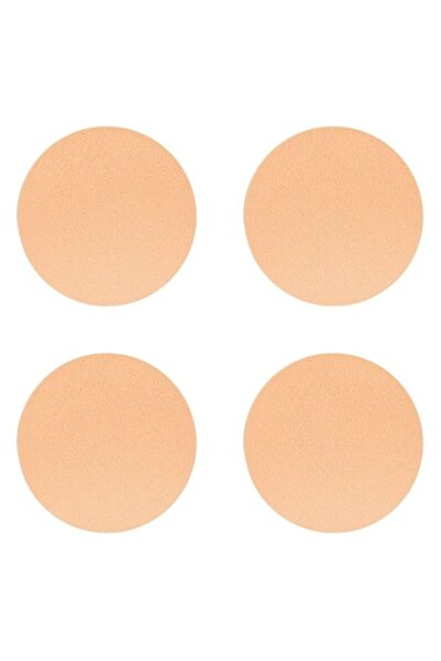 SHOPIENS Set 4 bureți de machiaj rotunzi bej 5,5 cm