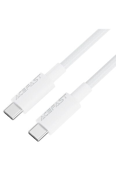 Acefast Cablu incarcare tip C, 60 W, 3 A Acefast, C 18-03, alb, 1.2 m