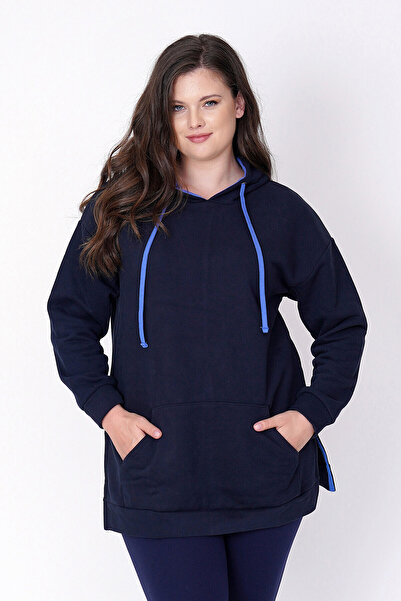 Büyük Moda Hooded kangaroo pocket sweatshirt