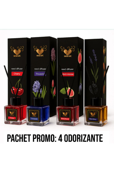 MOZAİC Προωθητικό πακέτο – 4 αρωματικά χώρου με διάφορα αρώματα