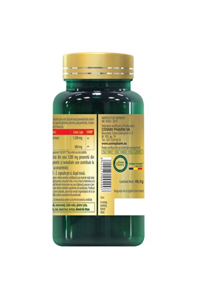 Cosmo Pharm Lecitina 1200 mg Capsule, cu 50% Fosfatidilcolina