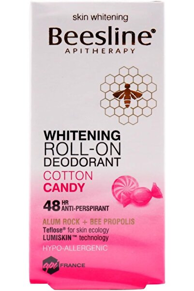 Beesline Whitening Roll-On Deodorant Cotton Candy Scent - 50ml for Women