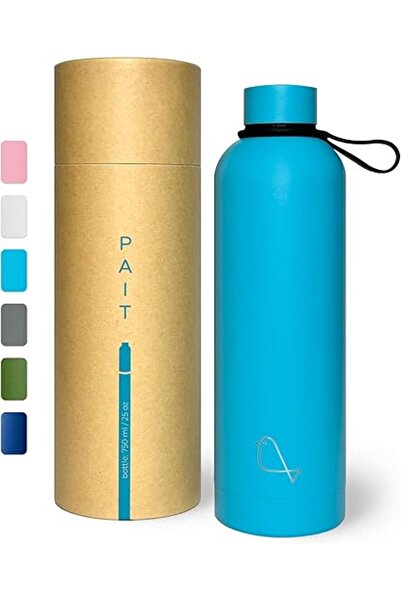 Generic PAIT - 750ml (25oz) - Matte Light Blue/Sky Blue ● Insulated water bottle ● Stainless steel vacuu