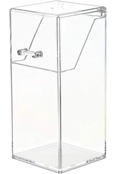 Generic Clear Acrylic Dustproof Makeup Brush Organizer Cosmetic Brushes Eyebrow Pencil Storage Holder with L