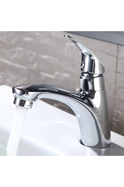 Novastride Baterie Lavoar, Monocomanda (apa rece), Montaj pe blat, Finisaj Crom