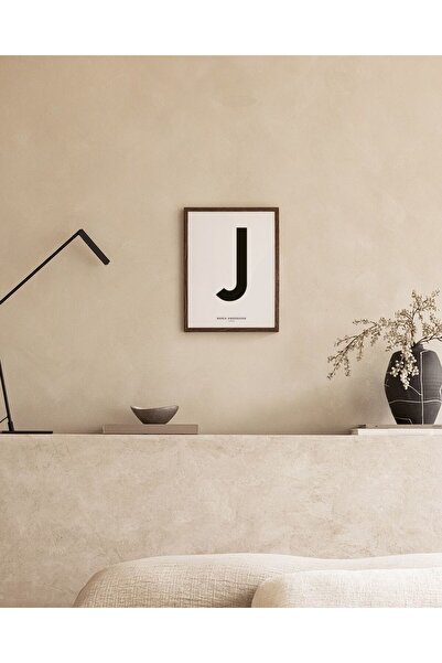 Thetic My Letter J - Modern Aesthetic Frameless Premium Wall Poster