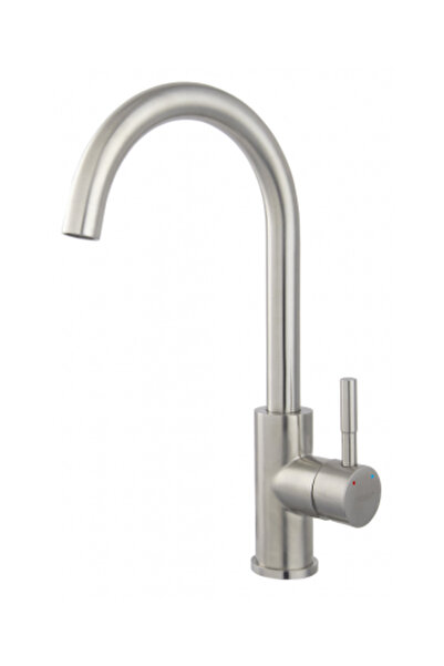 FERRO Baterie stativa bucatarie cu pipa inalta, mobila - Camira Inox