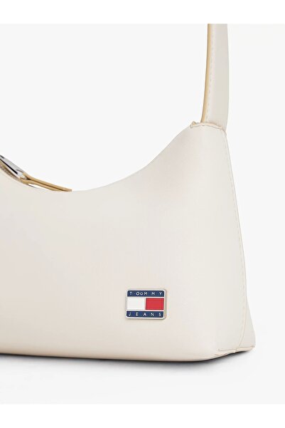 Tommy Hilfiger Tjw Cool Shoulder Women's Beige Shoulder Bag Aw0Aw17873Acg