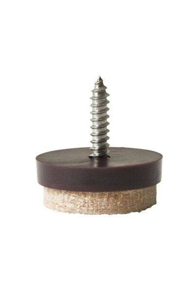 SHOPIENS Set 4 protectii de pardoseala pentru mobila Shopiens®, pasla, cu surub, Ø 24 mm