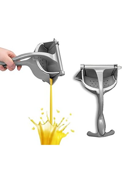 Generic AMERTEER Premium Stainless Steel Manual Lemon and Lime Squeezer - Handheld Citrus Juicer for Fresh J