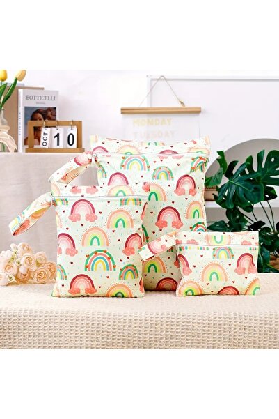 GlassySKY Scutece/Haine/Rufe/Cosmetice Geantă de depozitare impermeabilă -Șco...