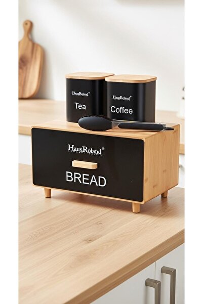 Generic Aisha bread box with storage jars