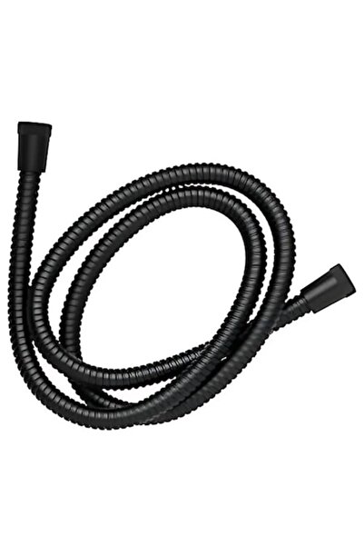 cribeau Furtun pentru para de dus, 150 cm, Cribeau, flexibil, metalic, negru