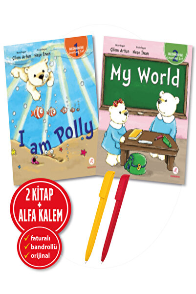 Redhouse Kidz Yayınları Alfa Kalem+Çilem Artun 2 Kitap (I am Polly +My World)...