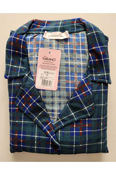 Mirano Suede Oversized Buttoned Mother's Pajama Set