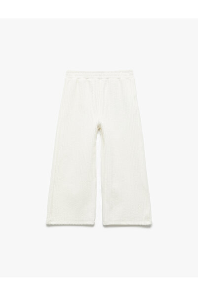 Koton Comfortable Cut Basic Pants with Elastic Waistband